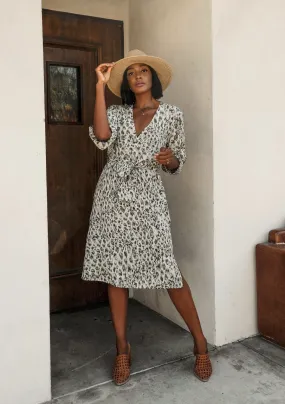 Myla Animal Print Midi Dress