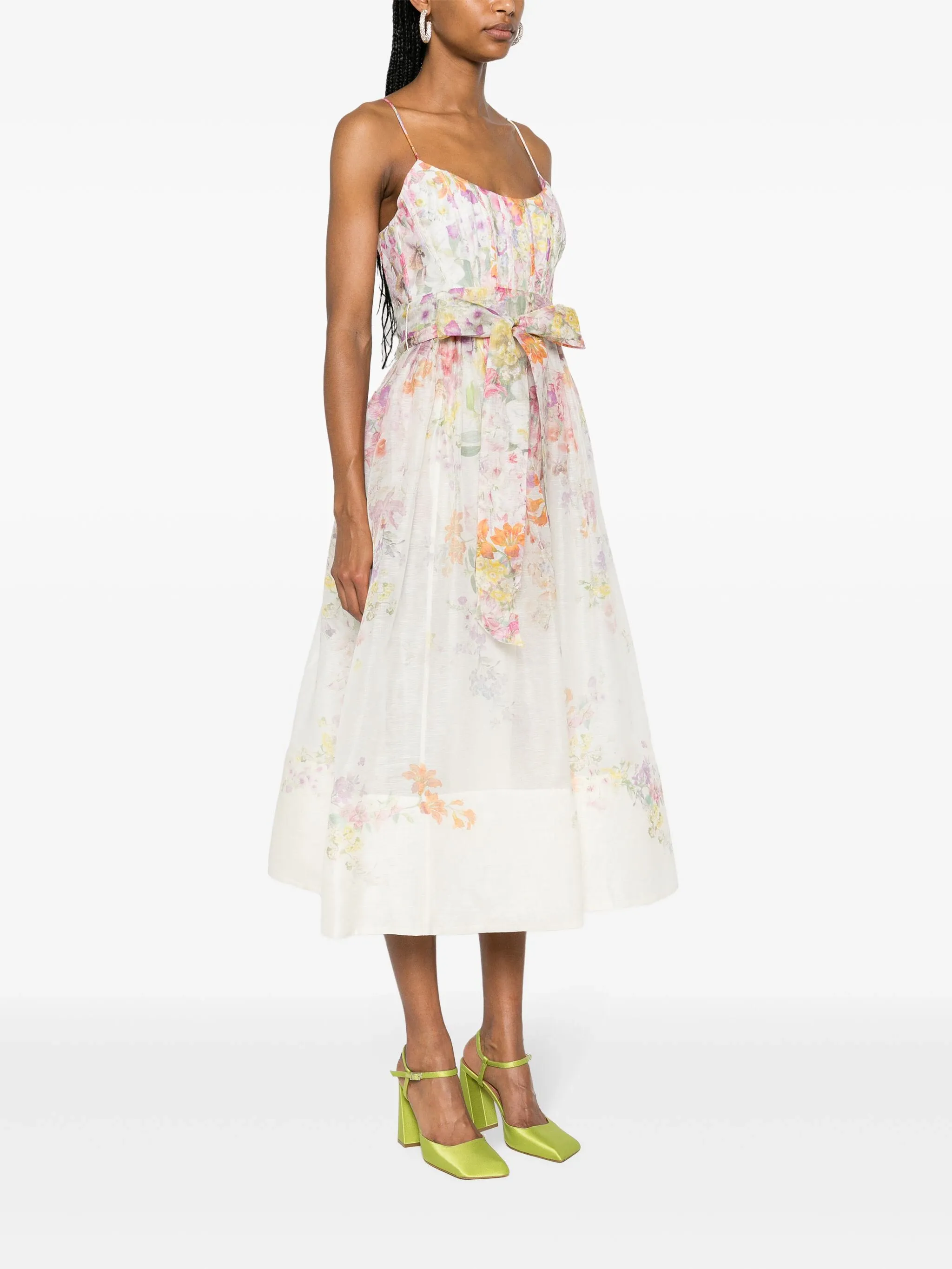 Natura Corset Midi Dress