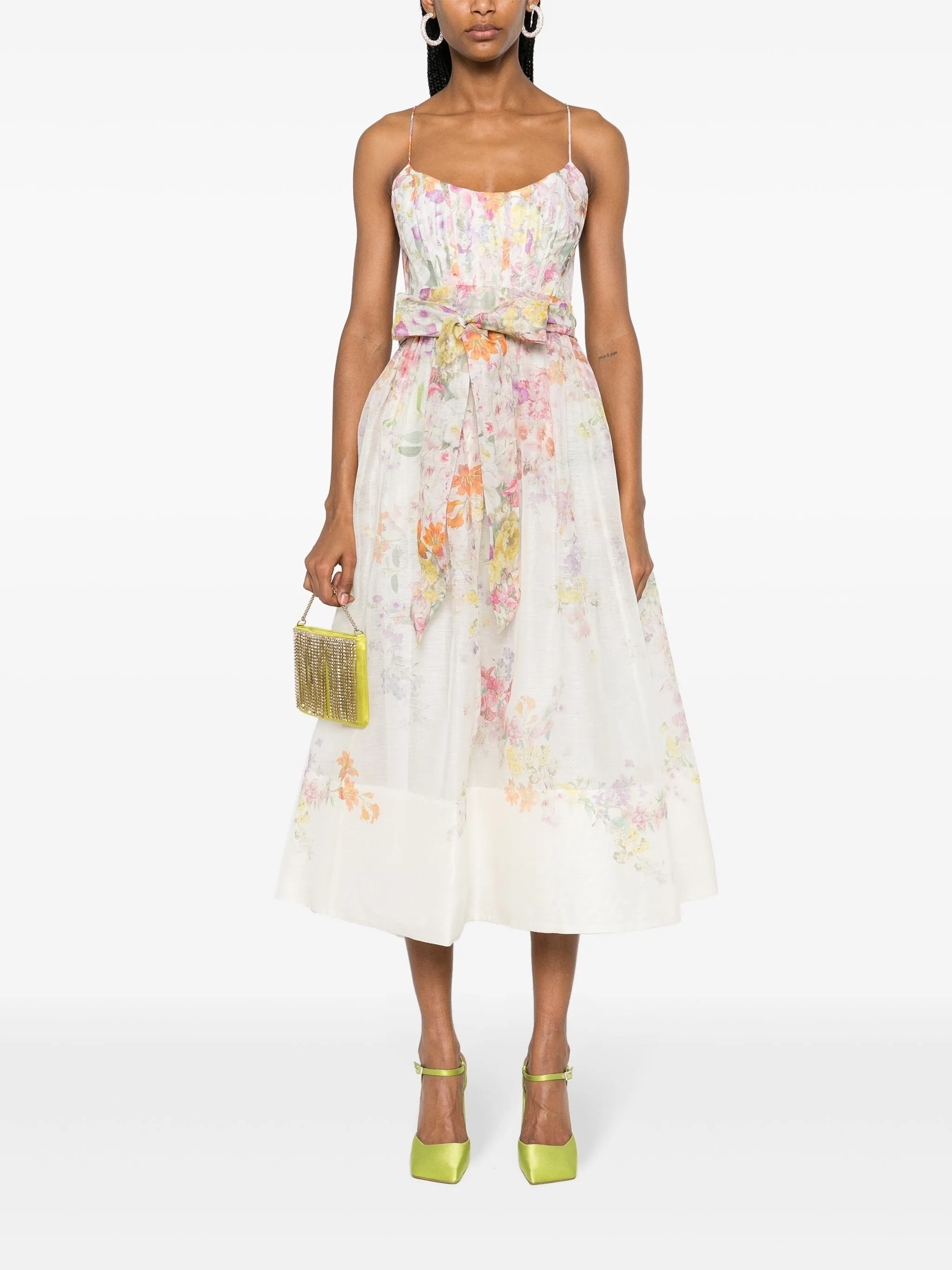 Natura Corset Midi Dress