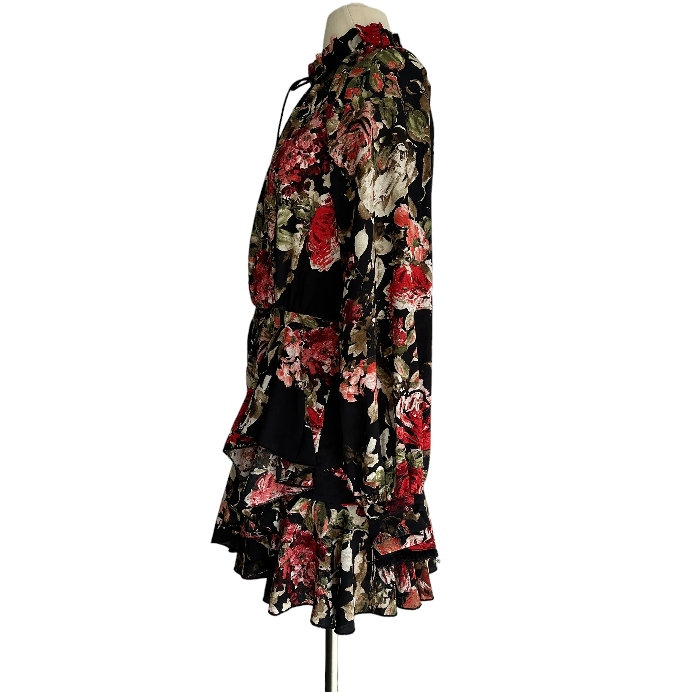 Painted Rose Dress - L