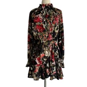 Painted Rose Dress - L