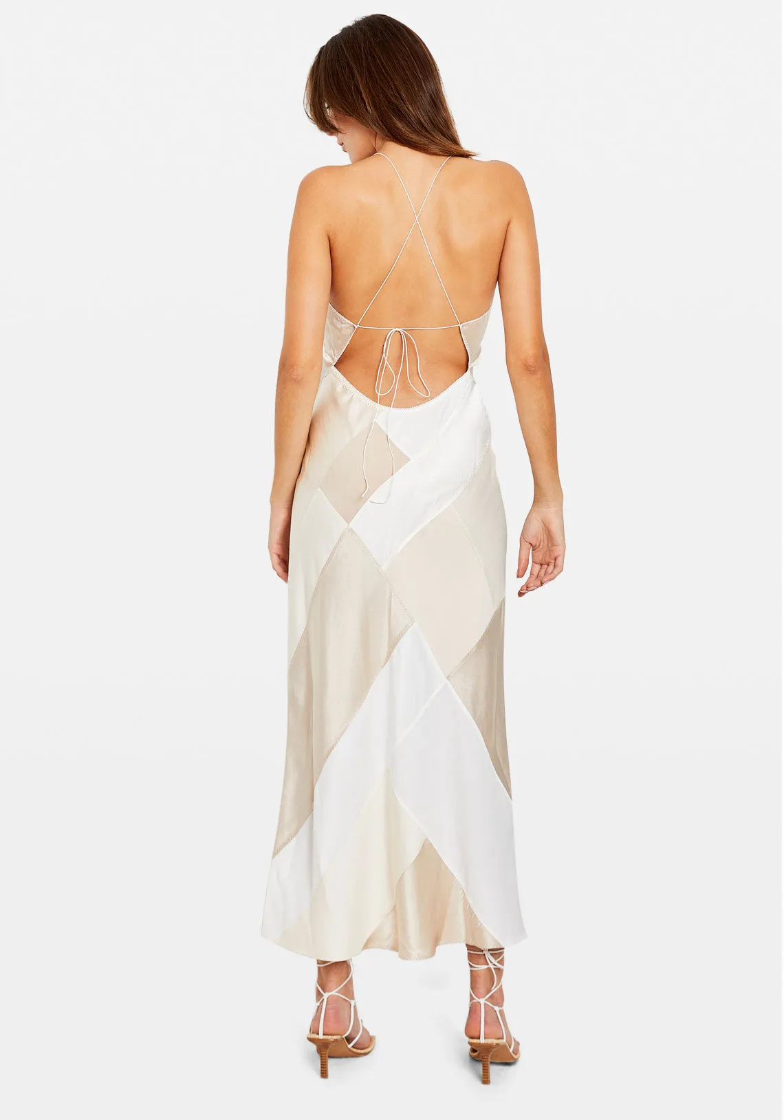 PATCHWORK MAXI DRESS