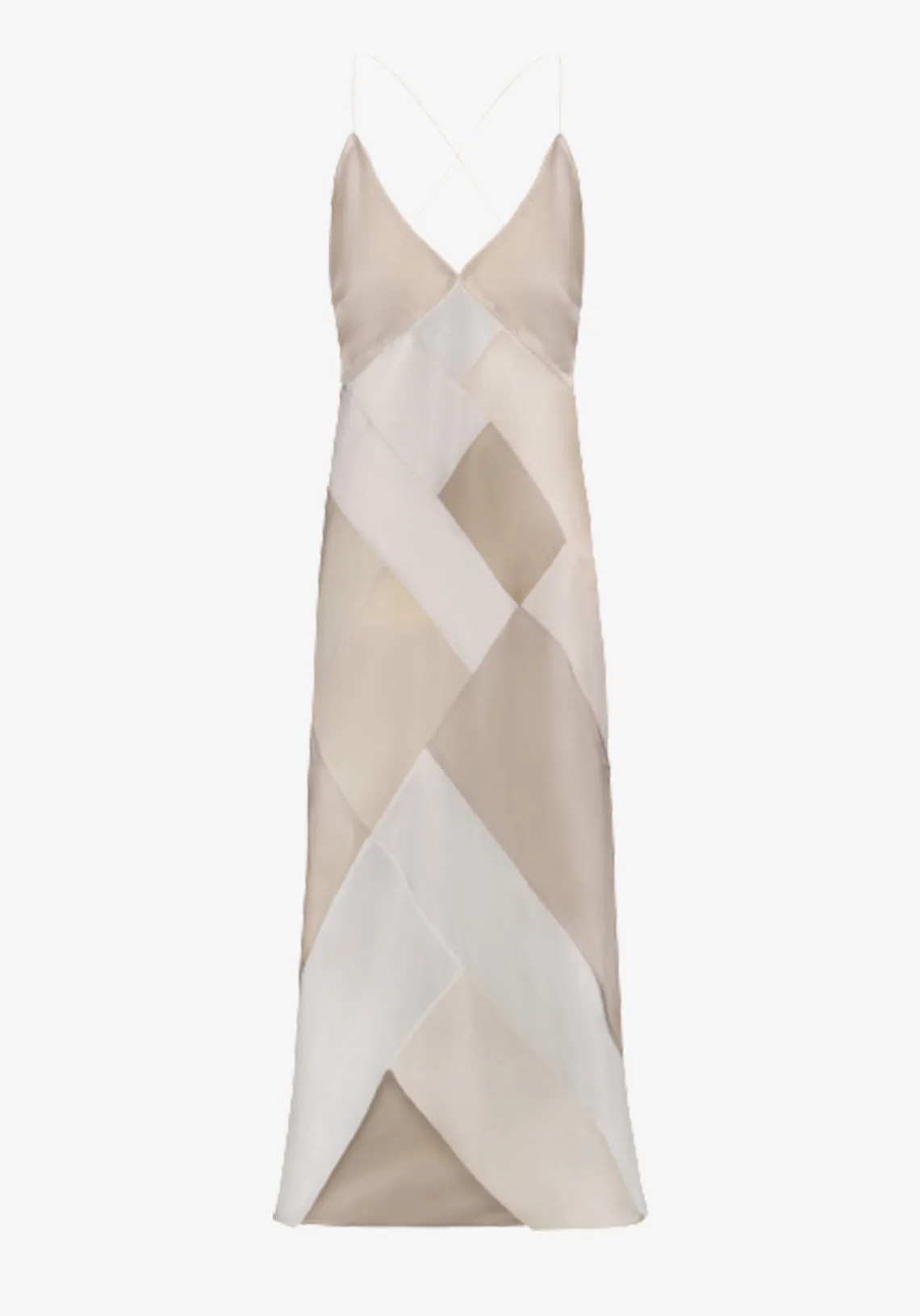 PATCHWORK MAXI DRESS
