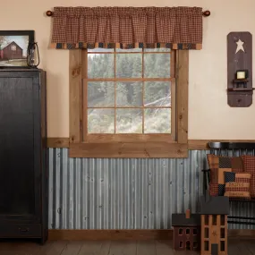 Patriotic Patch Valance Block Border 16x72