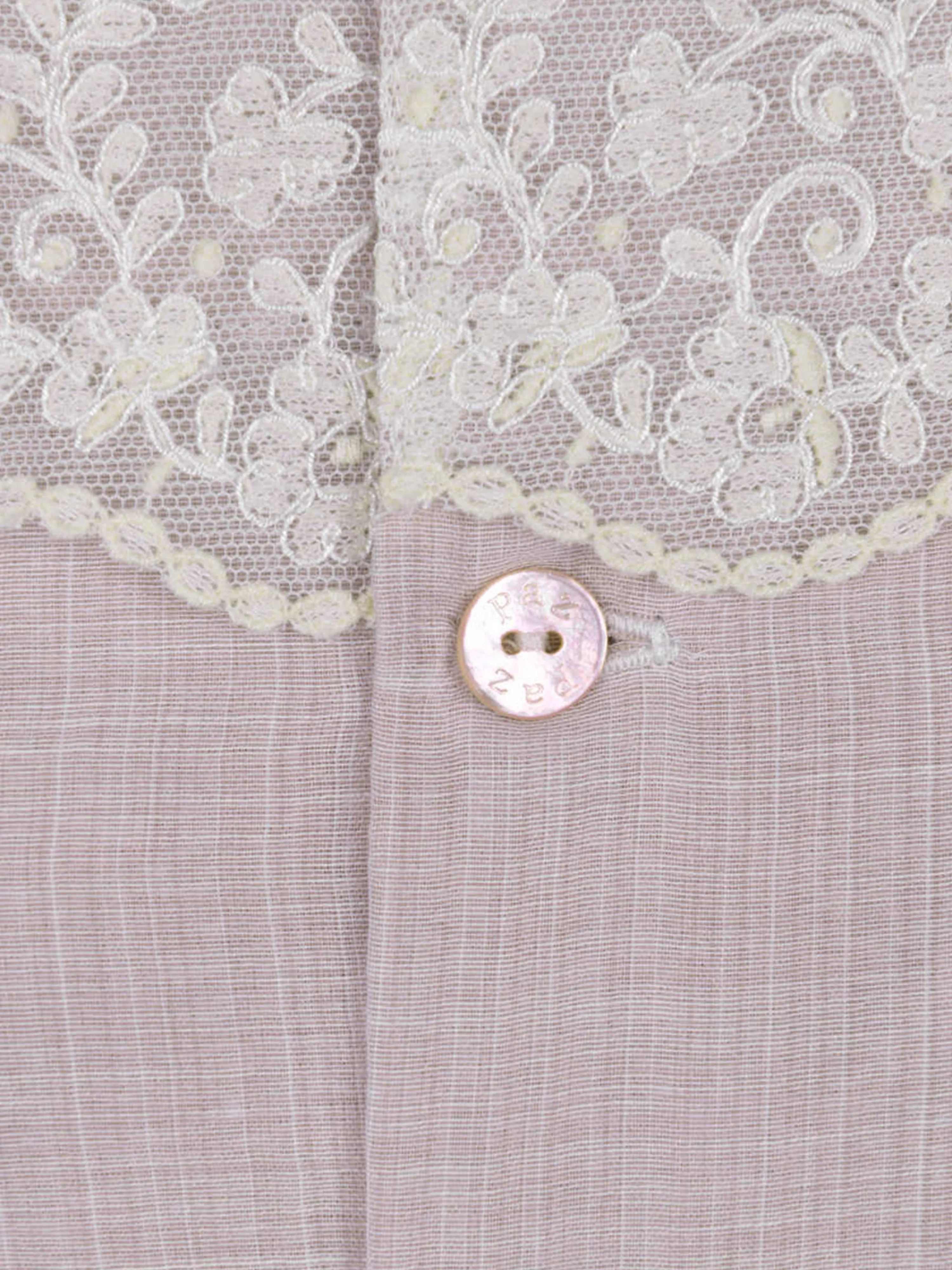 Paz Rodriguez Baby Girls Dress - & White Cotton Lace Dress