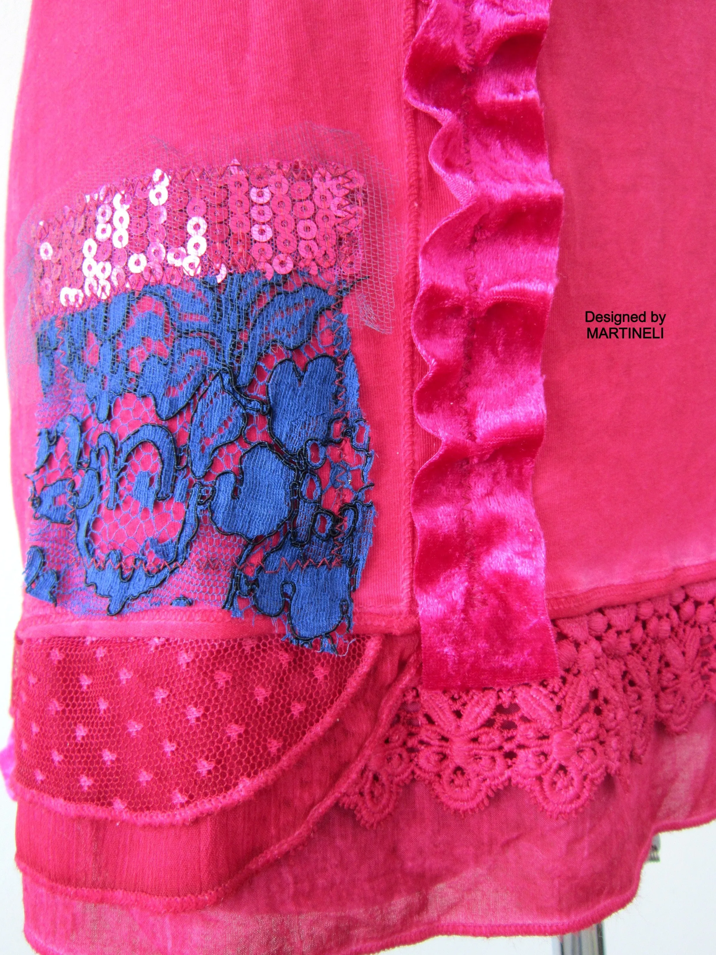 Pink Sleeveless Tank Dress,S size Short Summer Floral Dress