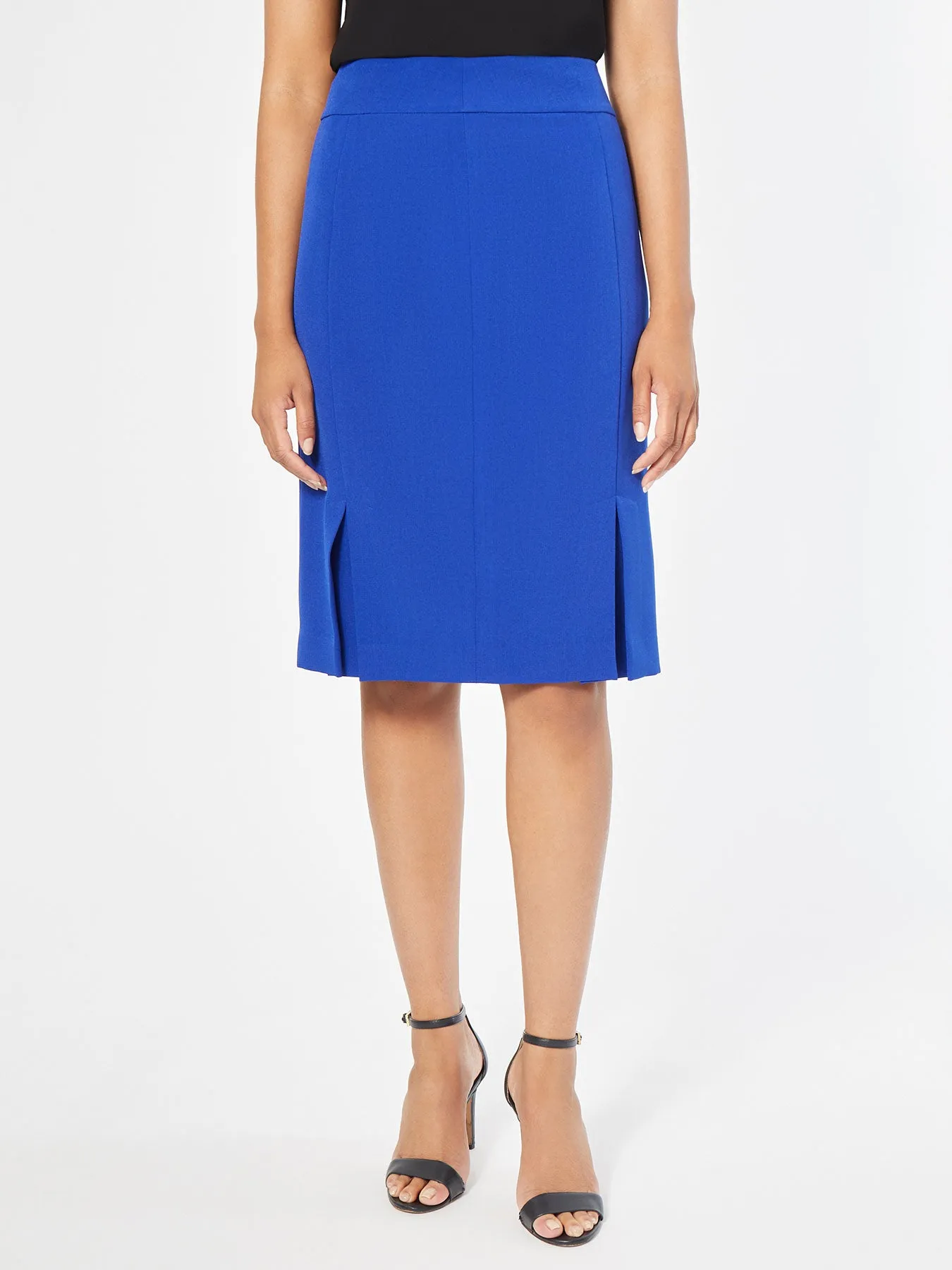 Plus Darcy Skirt, Iconic Stretch Crepe