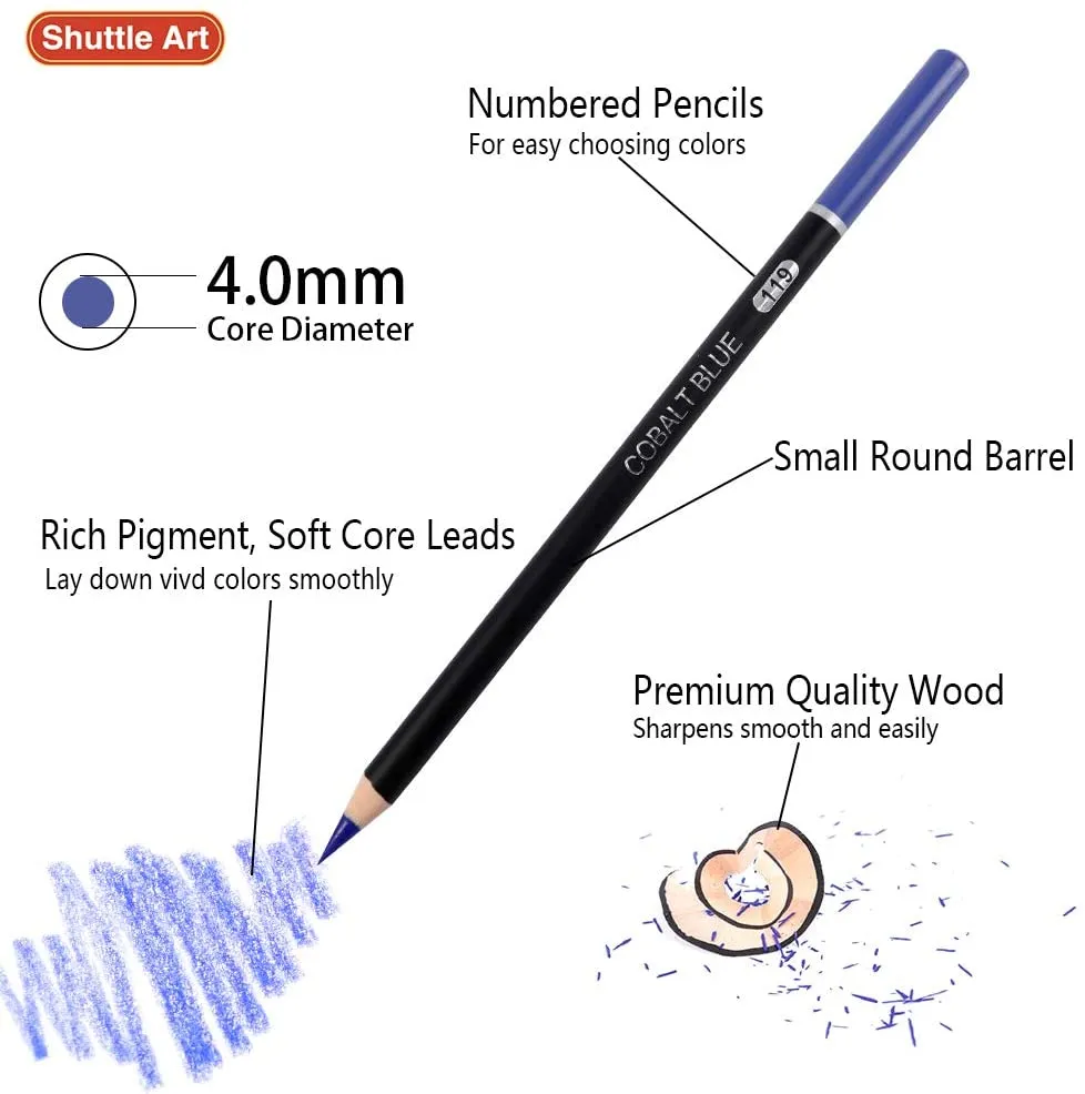 Professional Colored Pencils - Set of 80