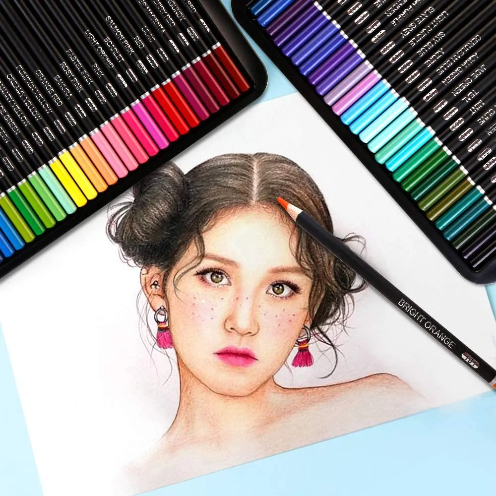 Professional Colored Pencils - Set of 80