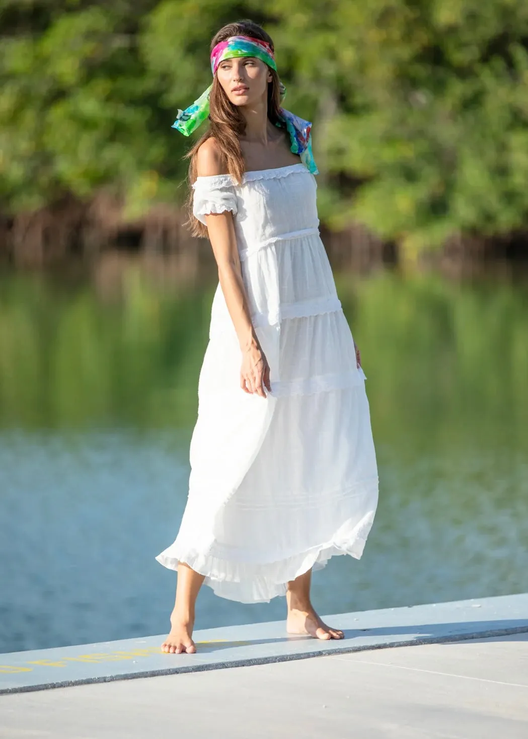 Sarita Dress - White