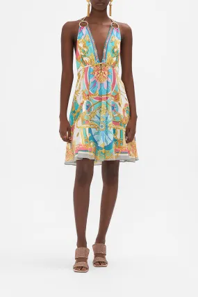 SHORT FLARED DRESS WITH HARDWARE SAIL AWAY WITH ME