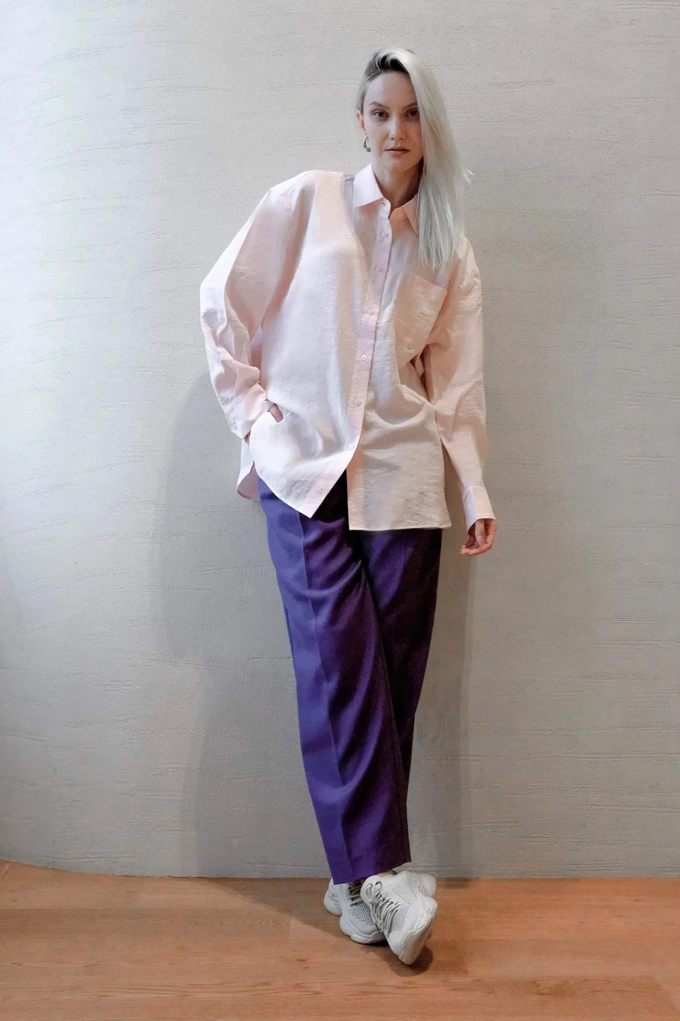 Silk Button Down Shirt