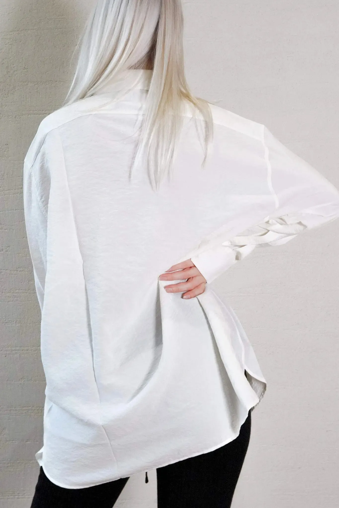Silk Button Down Shirt