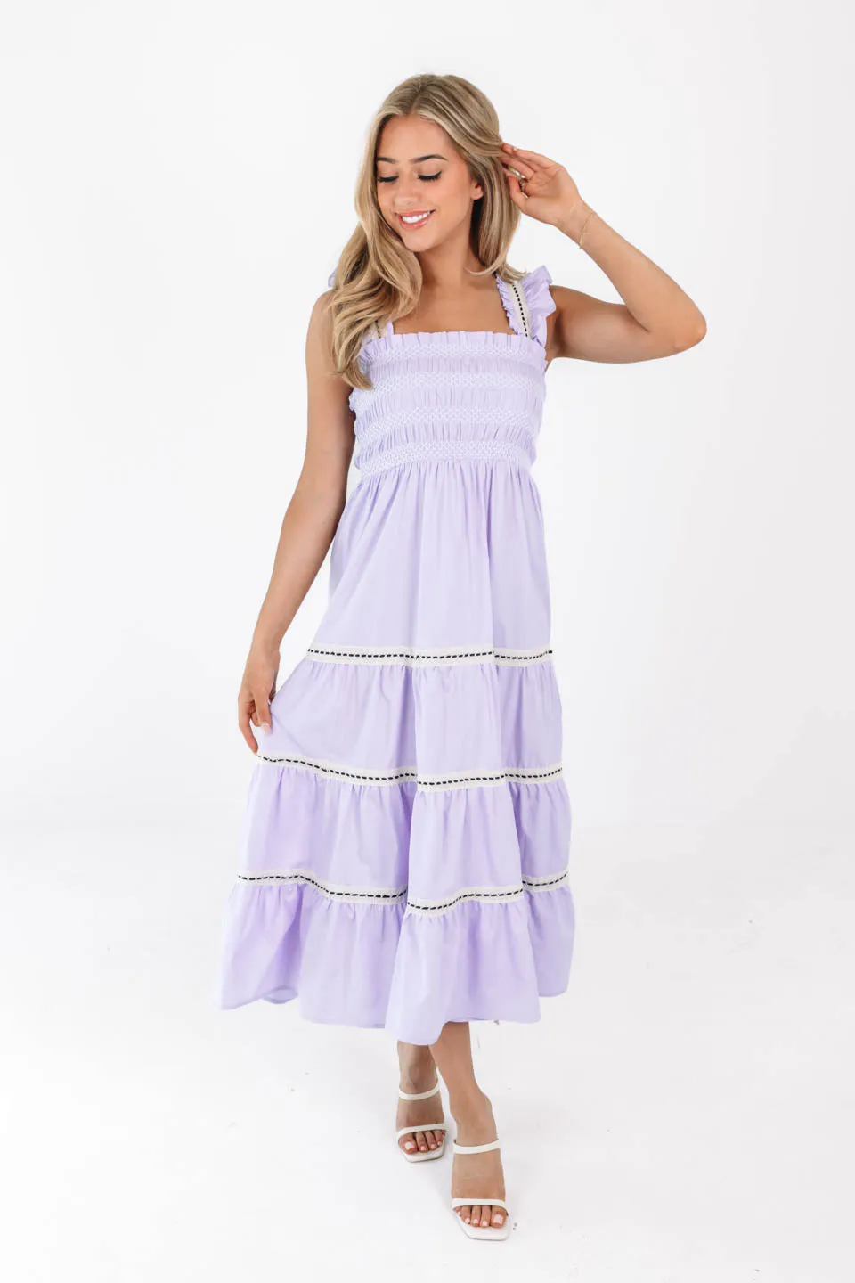 So Serene Midi Dress - Lavender