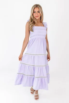 So Serene Midi Dress - Lavender