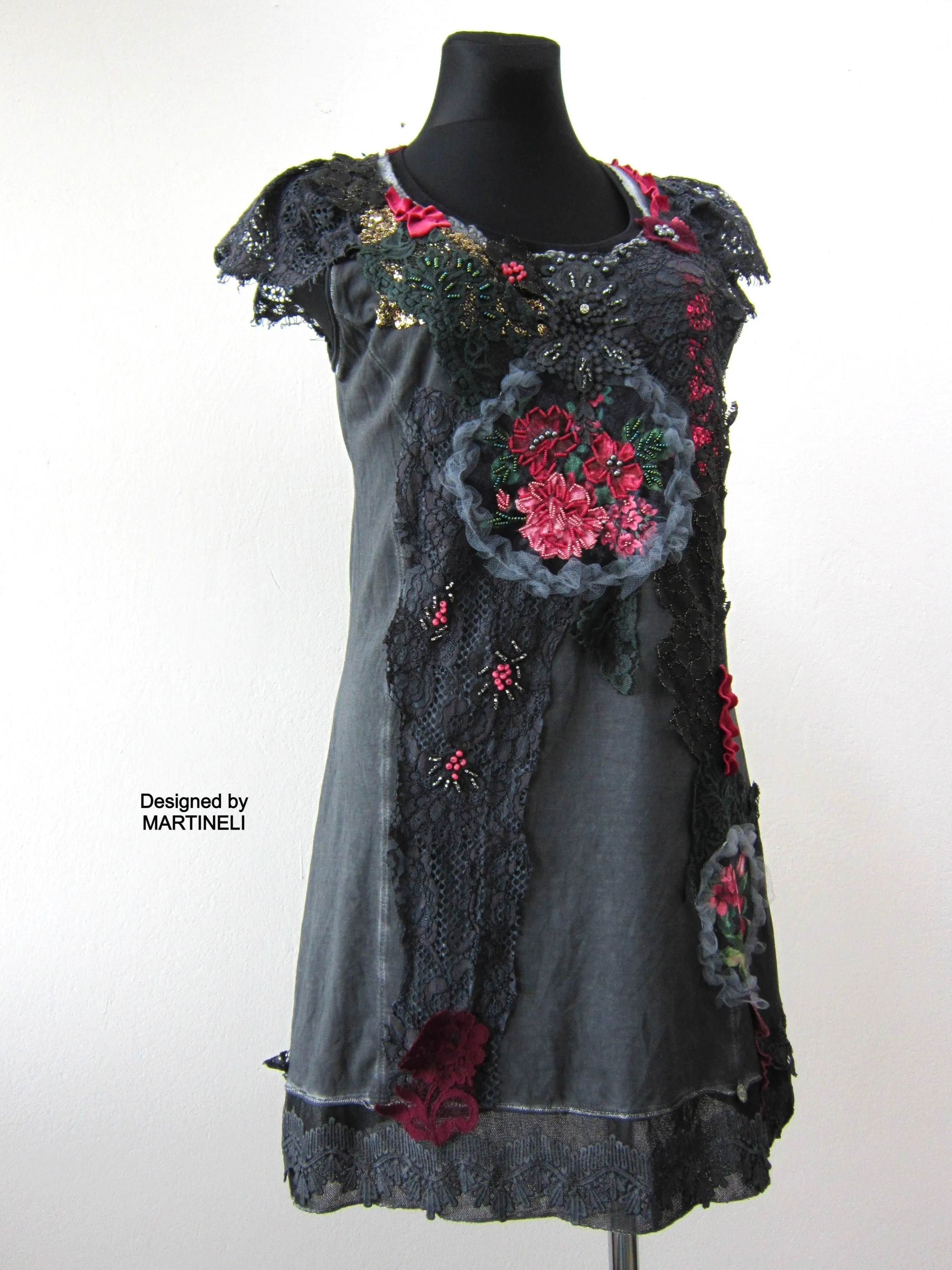 Summer Tank Dress,M/L Gray Midi Dress