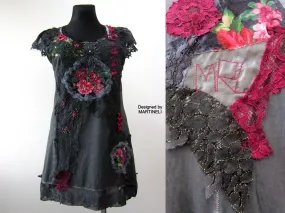 Summer Tank Dress,M/L Gray Midi Dress