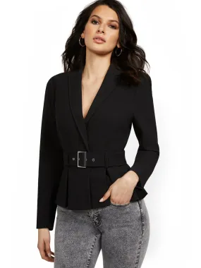 Tall Belted Peplum Jacket