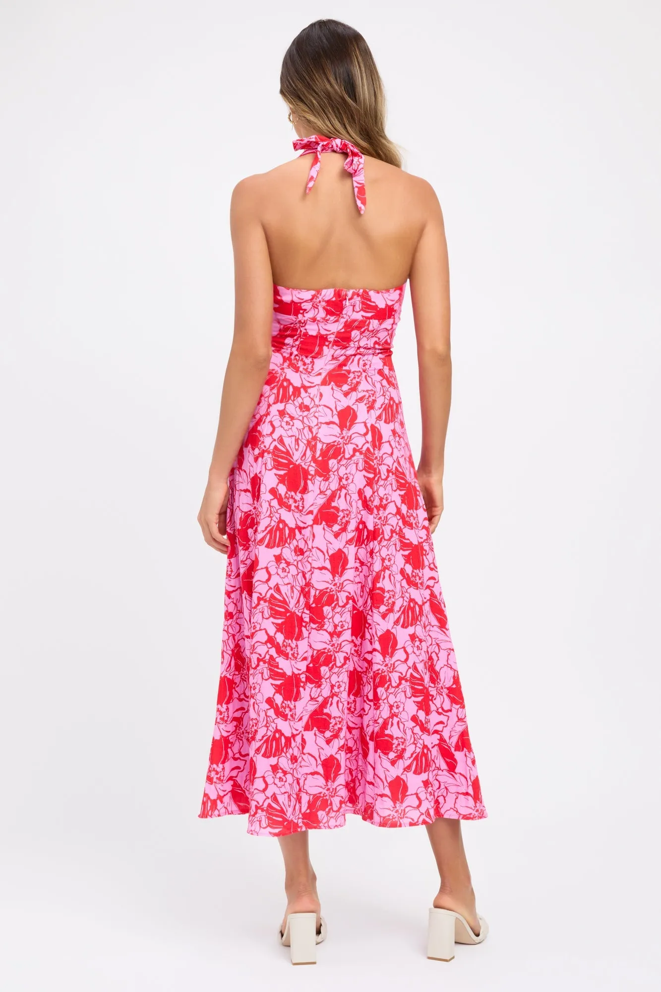 Tiah Halter Midi Dress
