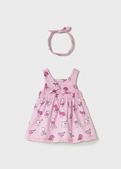Twirly Bird Pink Sundress