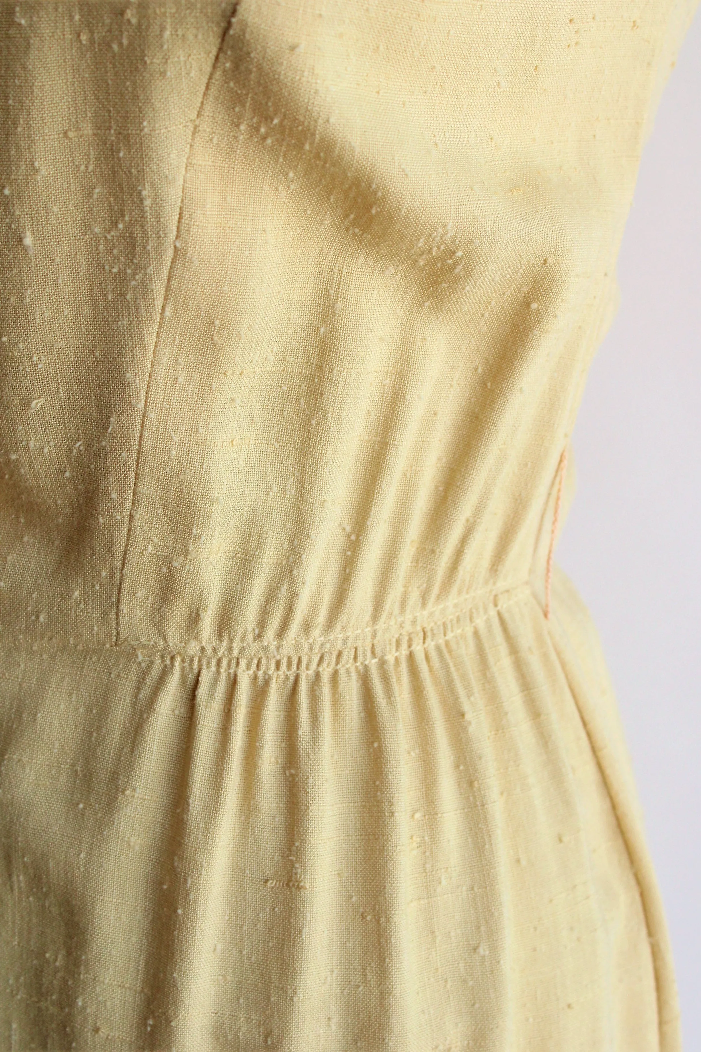 Vintage 1950s 1960s Yellow Sleeveless Sundress by Mr. Henry