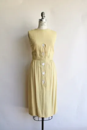 Vintage 1950s 1960s Yellow Sleeveless Sundress by Mr. Henry