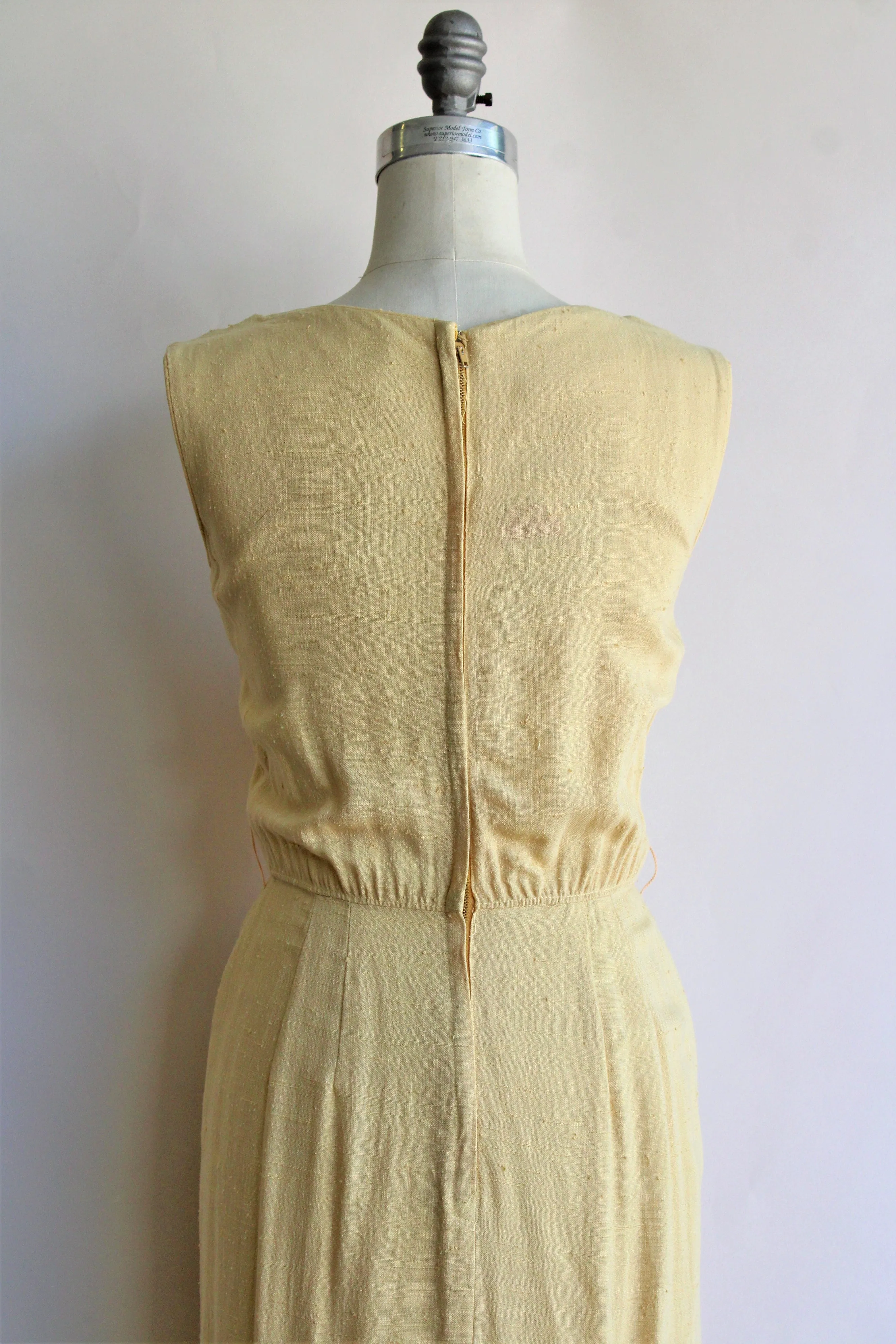 Vintage 1950s 1960s Yellow Sleeveless Sundress by Mr. Henry
