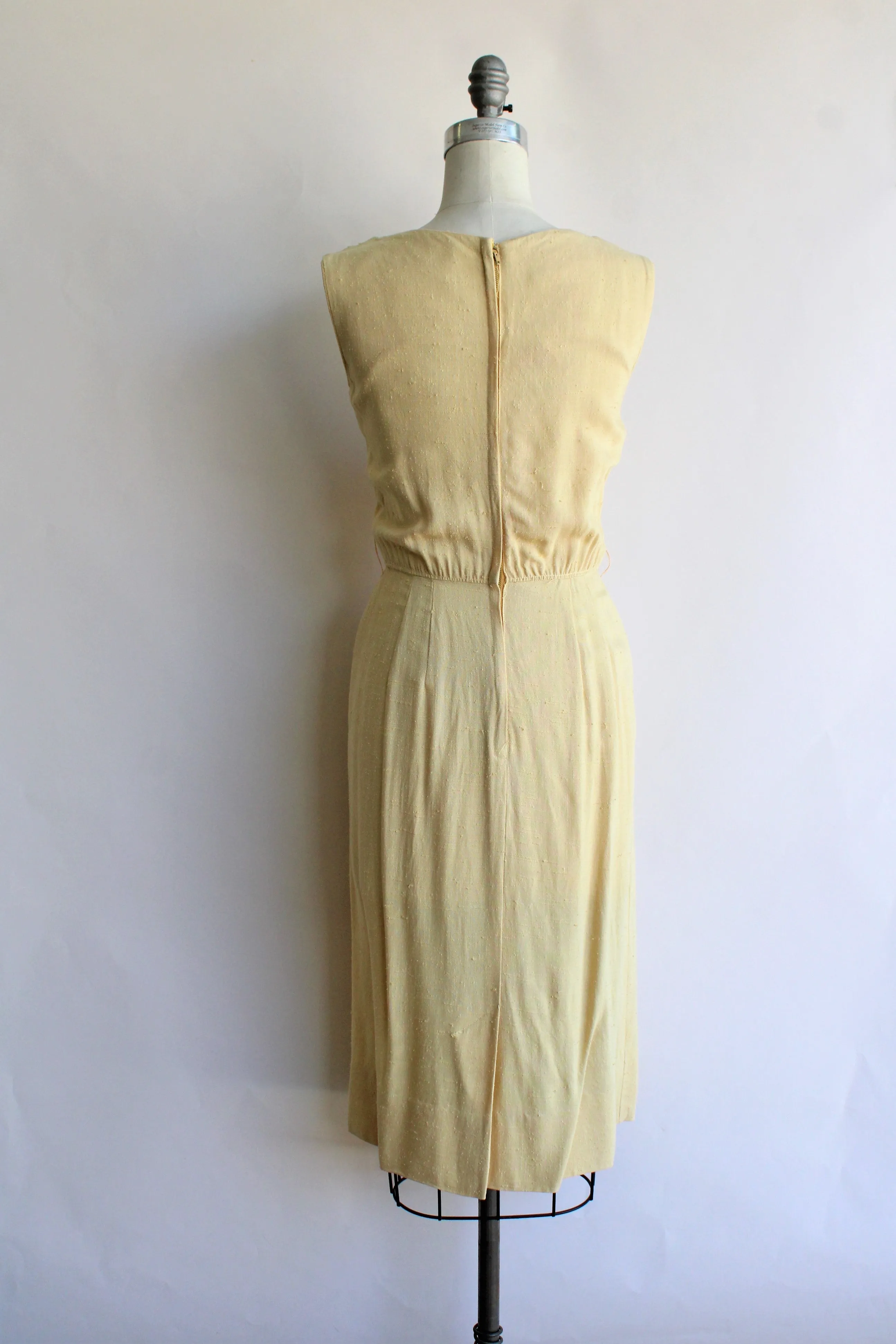 Vintage 1950s 1960s Yellow Sleeveless Sundress by Mr. Henry