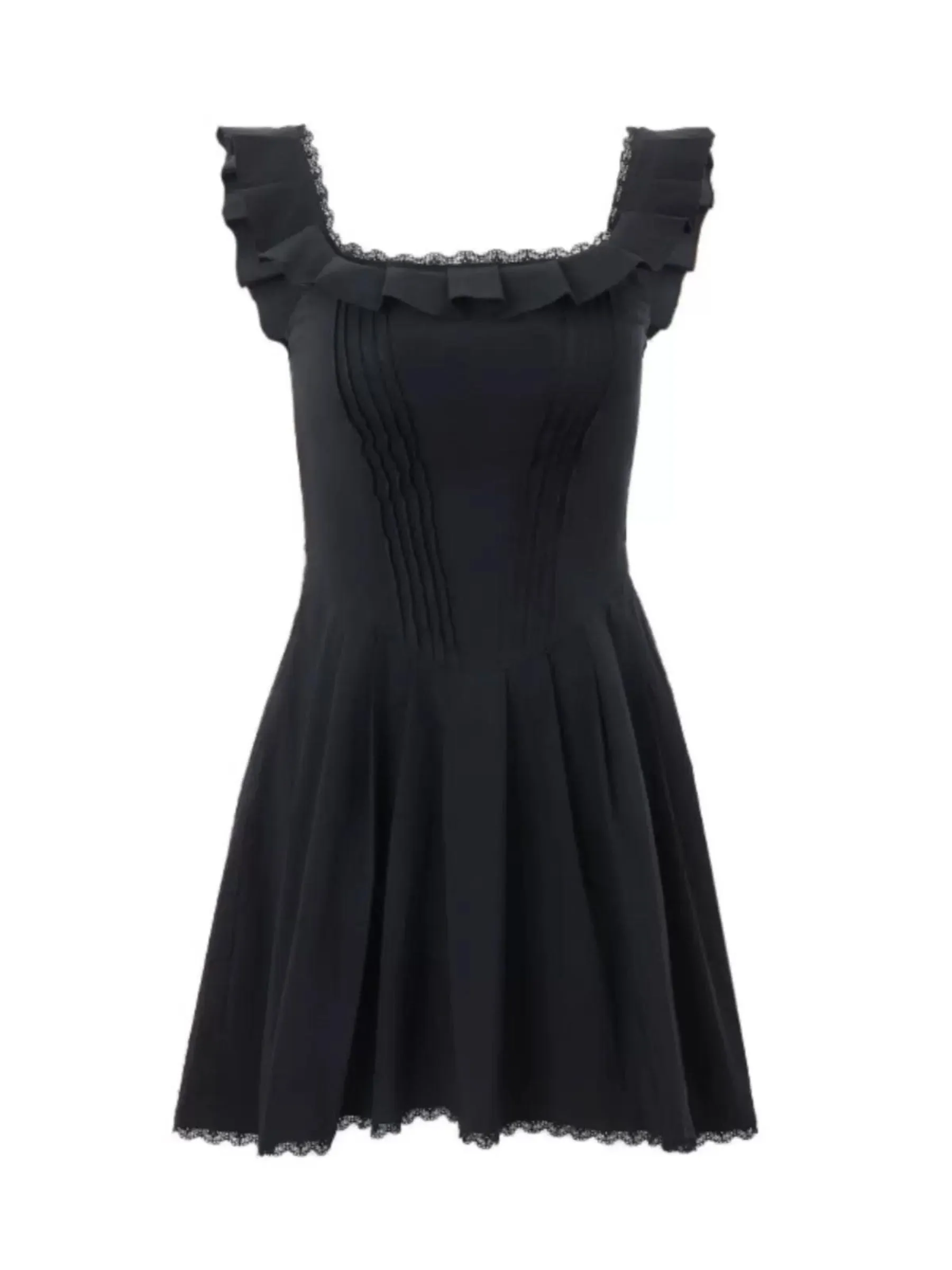 Vvsha Darleth Ruffle Detail Mini Dress