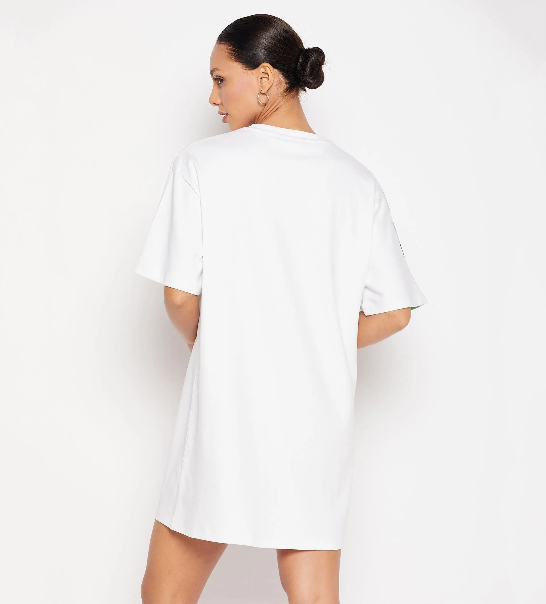 White Go With The Flow Oversized Dress for Women
