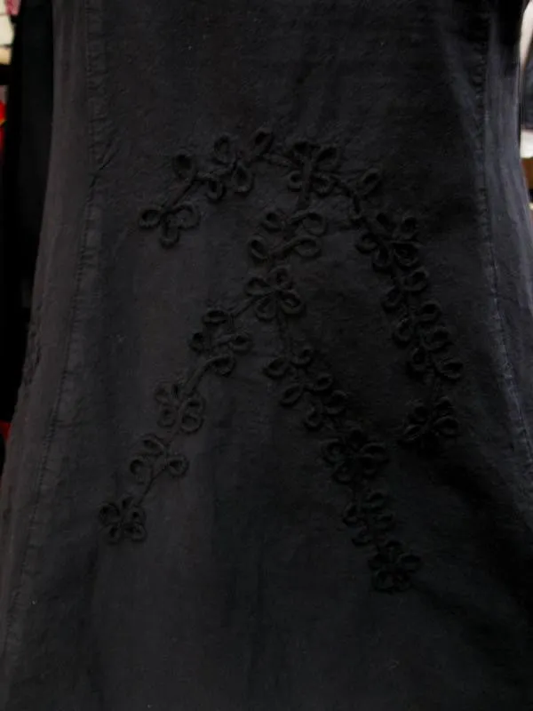 Women's Cantina Collection Dress: Halter Style with Ruffle Hem Black